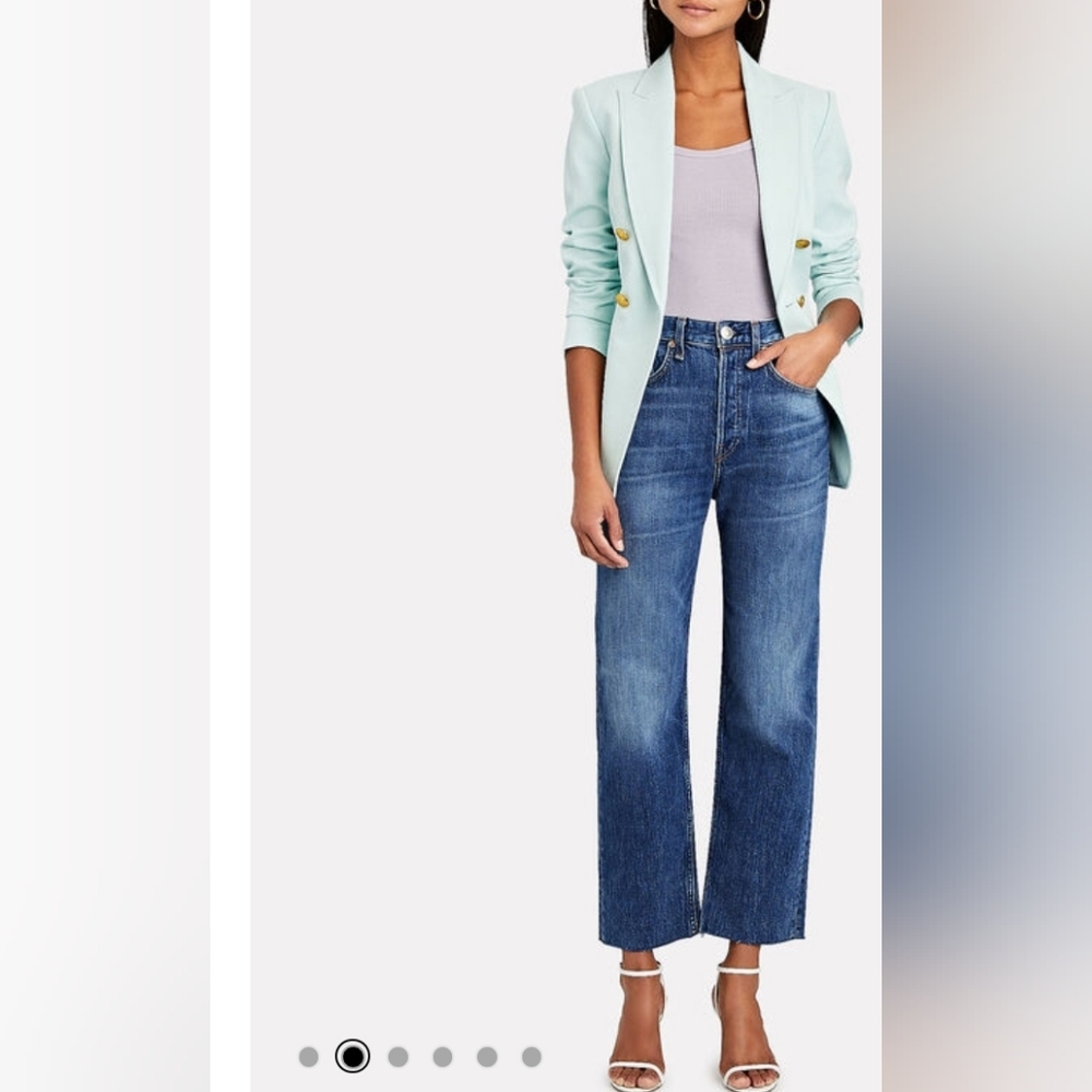 ❤️ NWOT! RAG & BONE MAYA HIGH RISE ANKLE STRAIGHT JEANS, 2 (26) - Picture 2 of 14